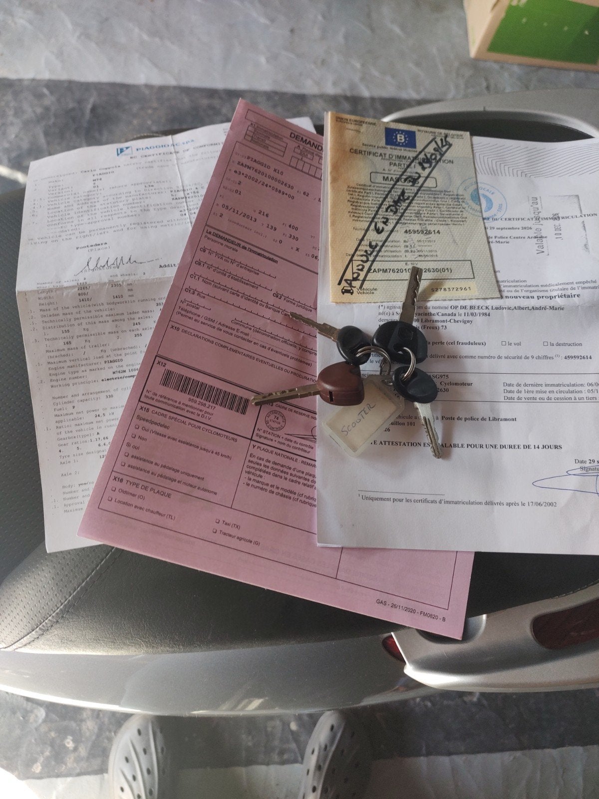 Piaggio, Motoren, Particulier