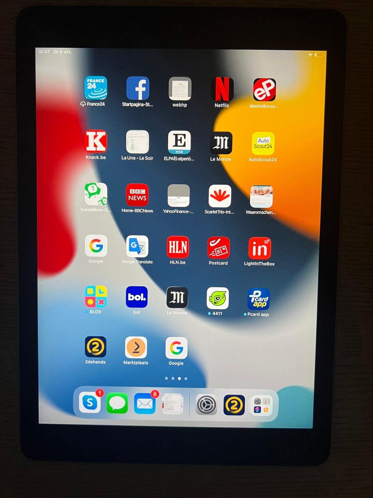 Ipad Air2,   Apple  64GB.   9,7, Informatique & Logiciels, Enlèvement ou Envoi, 10 pouces, Utilisé, 64 GB