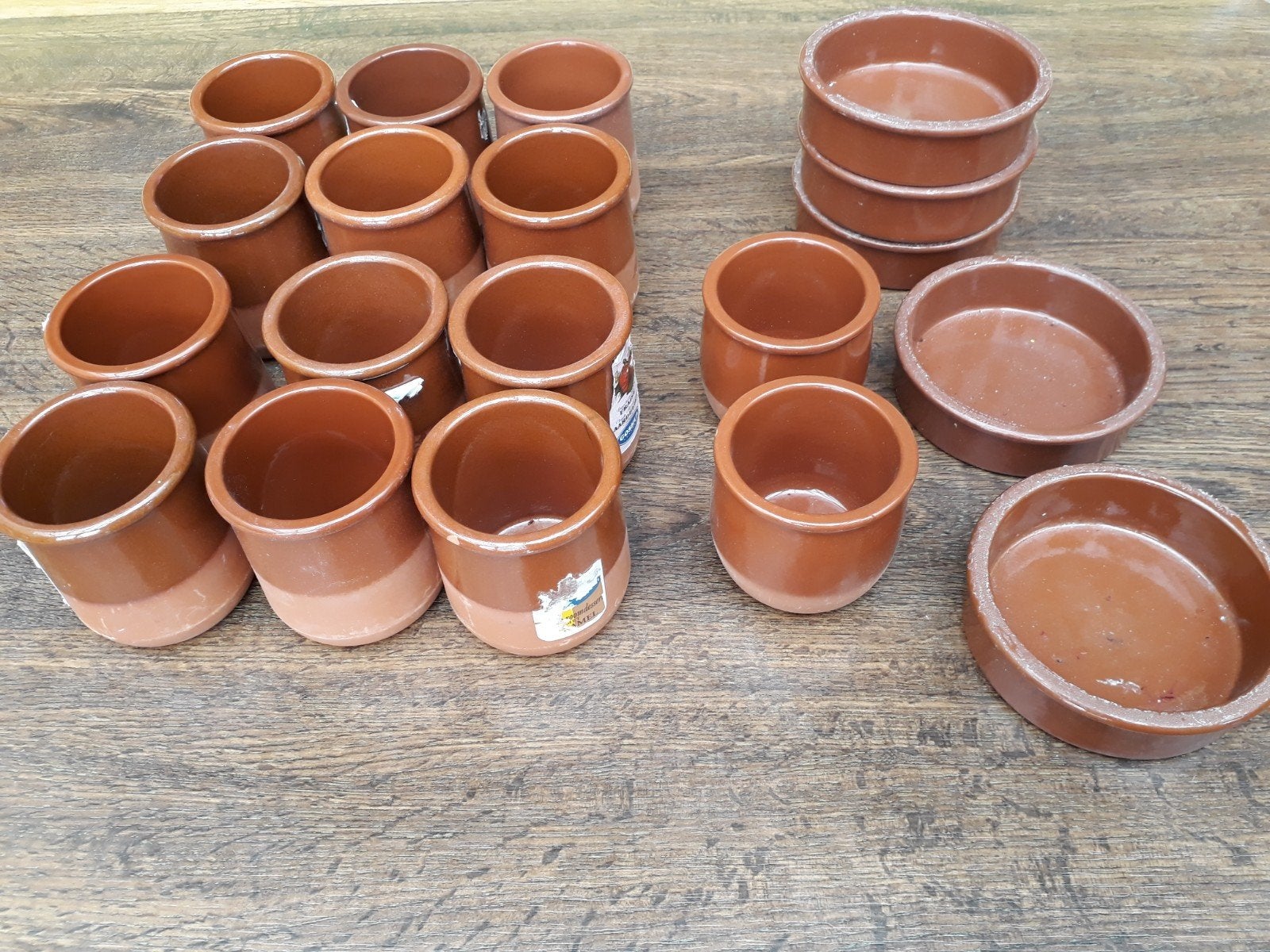 Terracotta potten, Ophalen
