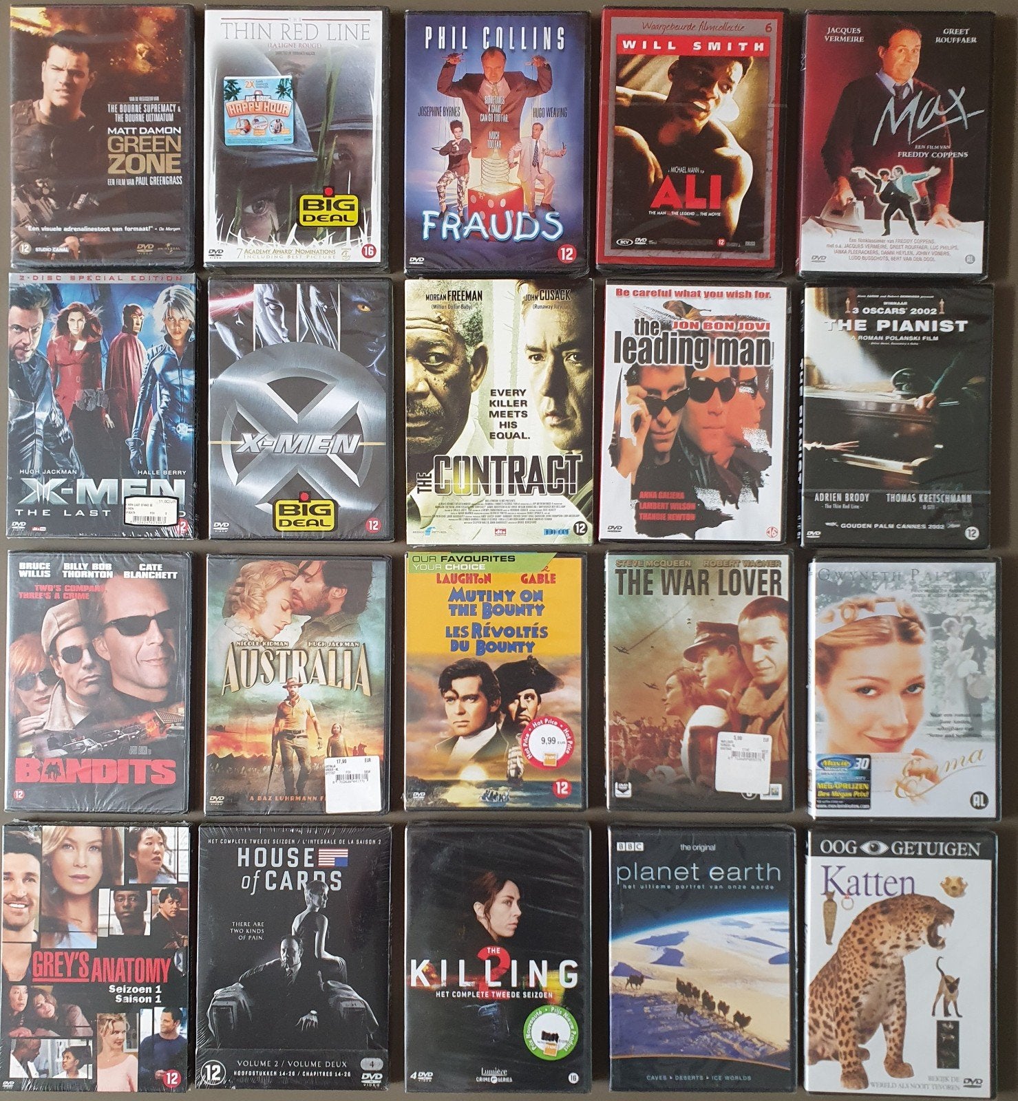 Lot 20x nieuwe, nog gesealde dvd's, CD & DVD, Enlèvement ou Envoi, Neuf, dans son emballage