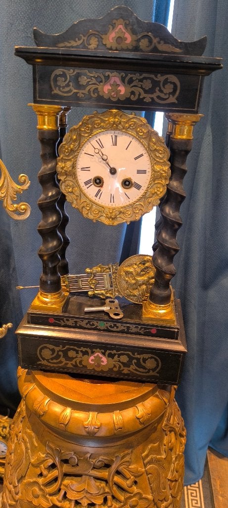 Napoleon lll antieke klok, Antiek en Kunst, Ophalen