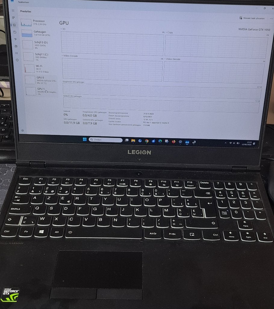 Lenovo Legion Y530 Gaming Laptop – i5 | 16GB RAM | GTX 1050, Computers en Software, Windows Laptops, Gebruikt, 15 inch, HDD, SSD