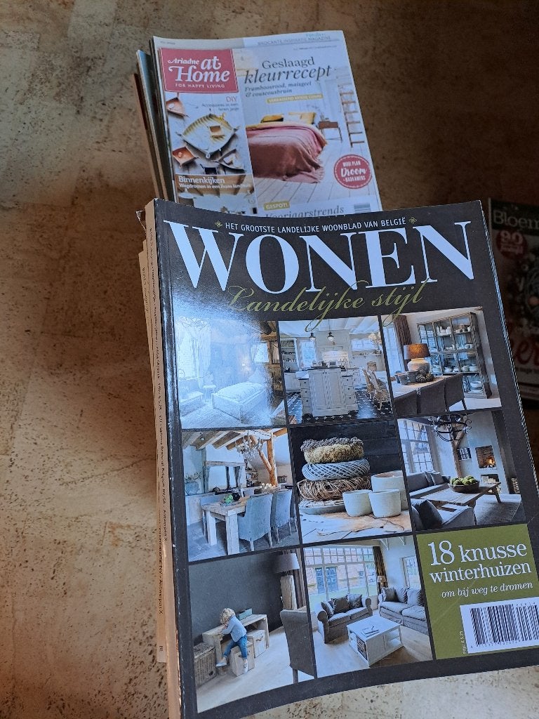 de magazines sur la décoration, la brocante, la vie rurale, Enlèvement
