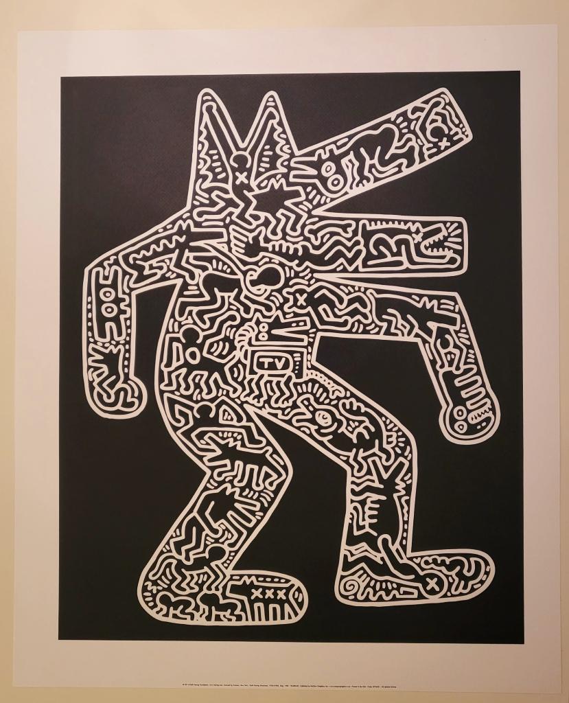 Keith Haring - Dog - Zeefdruk Foundation, Verzenden