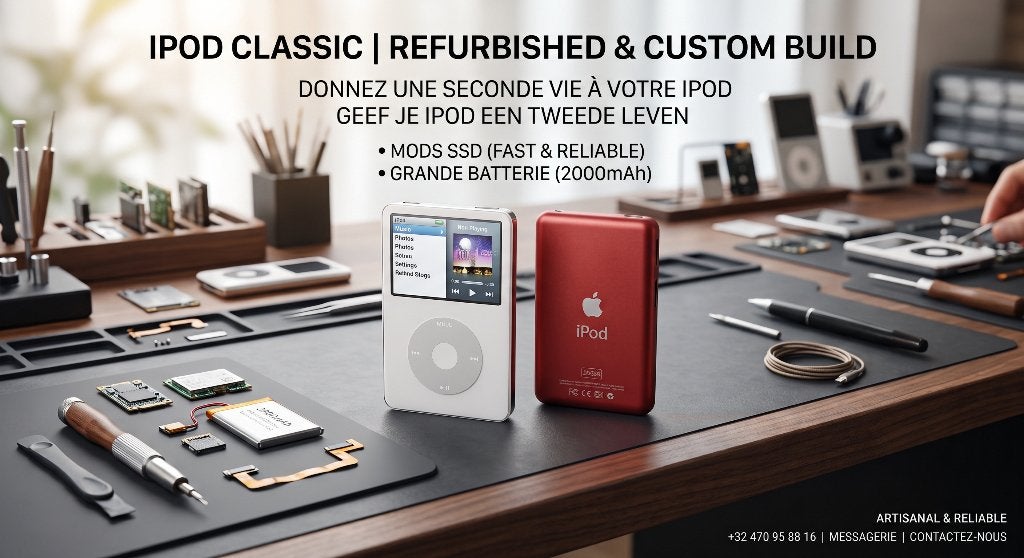 Herstelling Ipod Classic, Audio, Tv en Foto, Ophalen of Verzenden, Classic