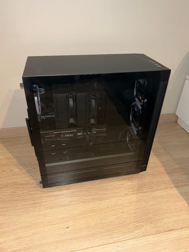 Gaming PC – Ryzen 5 5600X, RTX 3060 Ti, 16GB RAM, Windows 11, HDD, Custom Build, 4 Ghz ou plus, Enlèvement
