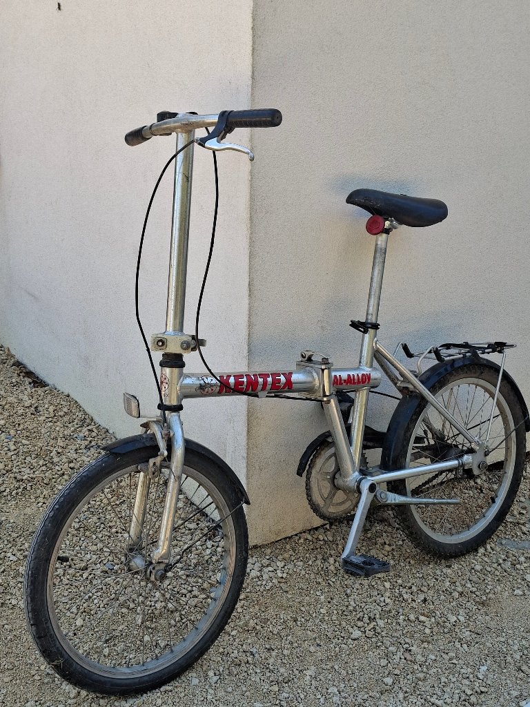velo pliant alu, Fietsen en Brommers, Fietsen | Vouwfietsen, Terugtraprem, Gebruikt, Versnellingen, Totaal opvouwbaar