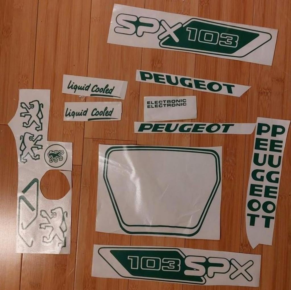 Decals / stickers peugeot spx LC, Enlèvement