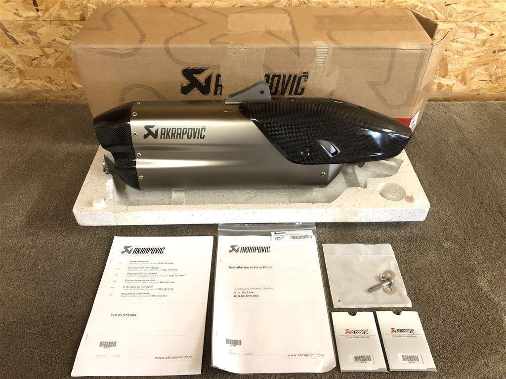 Akrapovic uitlaat demper KTM 1290 Super Adventure R S 21-24, Envoi, Neuf