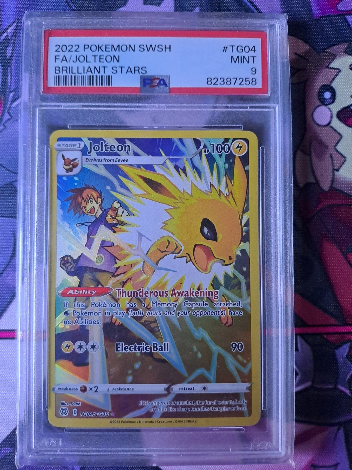 pokemon jolteon psa 9, Ophalen of Verzenden