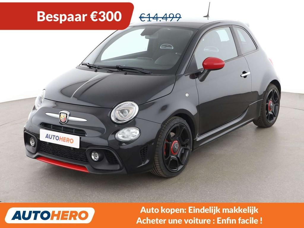 Abarth 595 1.4 Pista (bj 2019), Auto's, Voorwielaandrijving, Stof, Gebruikt, Zwart