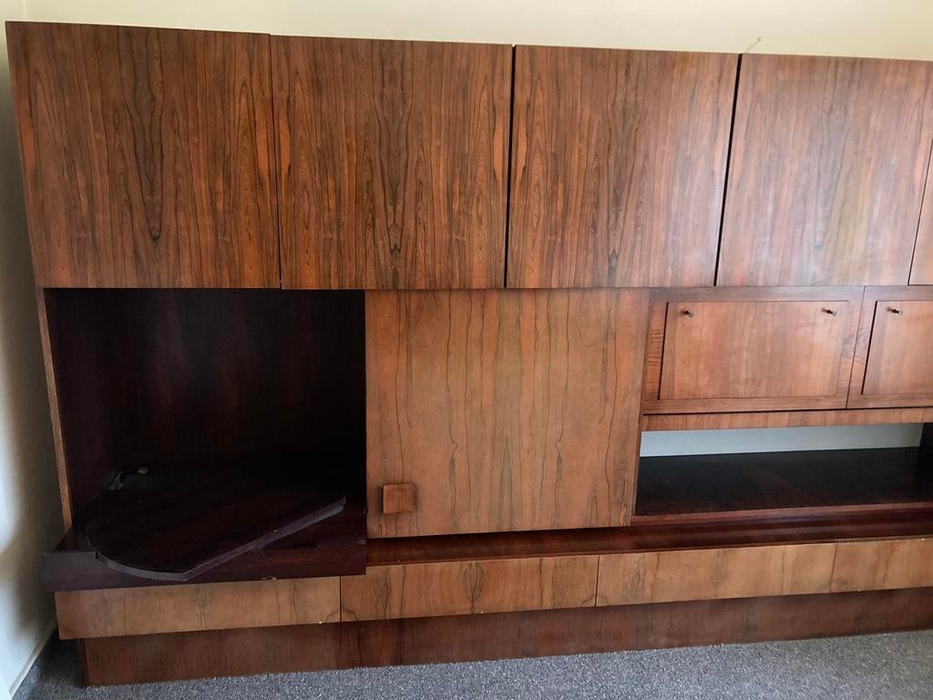 Vintage kast, Huis en Inrichting, Kasten | Dressoirs, Ophalen, Vintage jaren 60, Gebruikt, 200 cm of meer