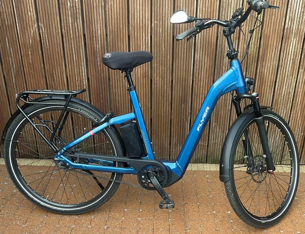 Ebike Flyer Gotour 5 indigo blauw, Fietsen en Brommers, Ophalen of Verzenden, Zo goed als nieuw