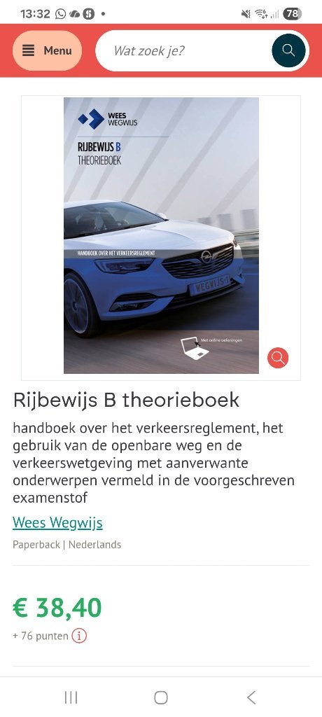 Rijbewijs b theorie boek, Boeken, Ophalen of Verzenden, Zo goed als nieuw