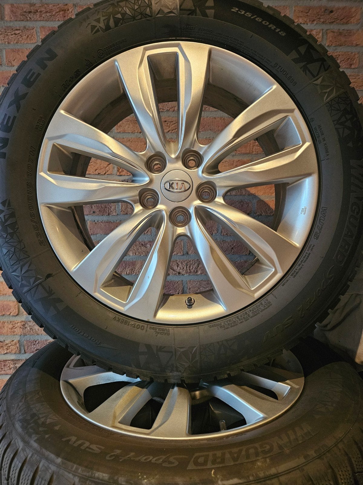 Kit hiver KIA Sorento 18 pouces 5x114,3 Nexen profil 8 mm TP, Autos : Pièces & Accessoires, Pneus & Jantes, Pneus et Jantes, Pneus hiver