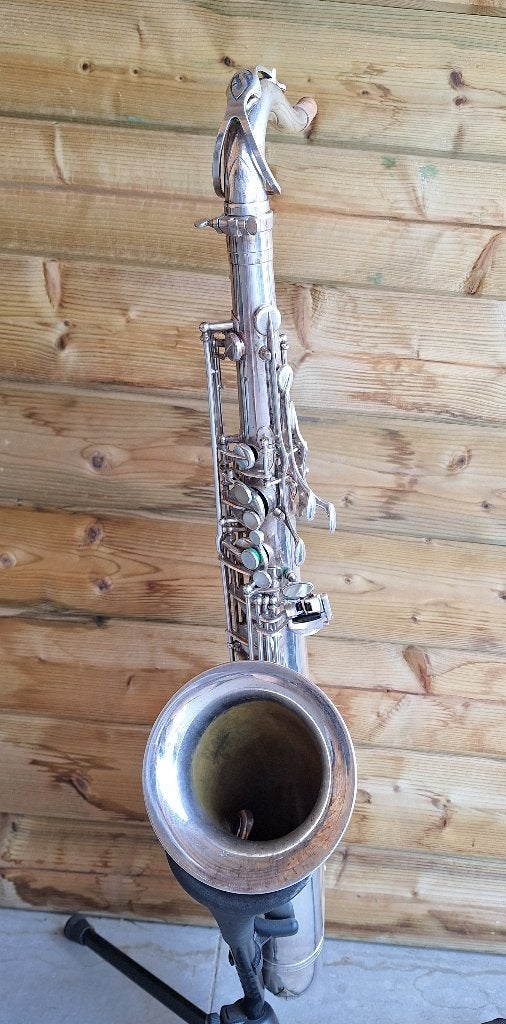 Selmer Mark 6 tenorsax verzilverd, Ophalen of Verzenden, Gebruikt, Tenor