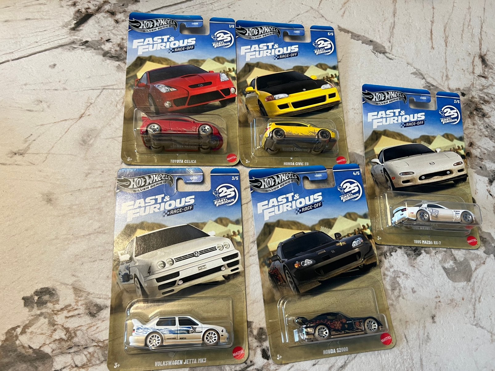 Hot wheels fast and furious set, Ophalen of Verzenden, Zo goed als nieuw