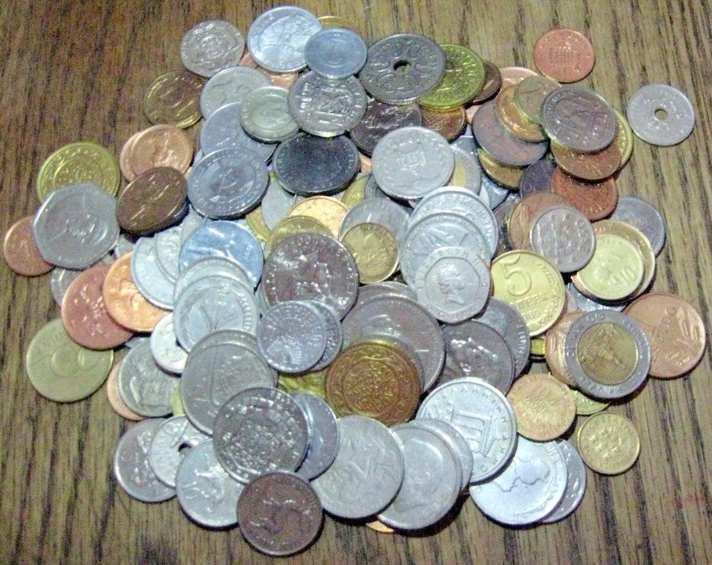 lot de 161 pieces de monnaies divers pays., Enlèvement, Autres pays, Monnaie en vrac