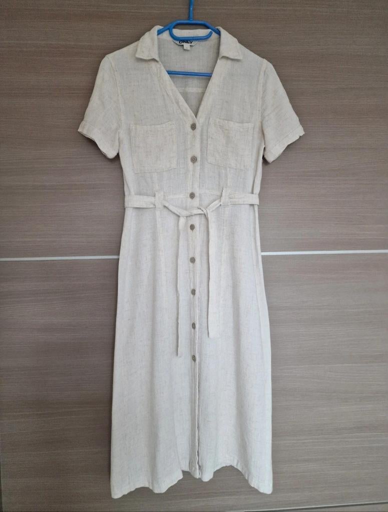 Jurk maat M, Vêtements | Femmes, Combinaisons, Taille 38/40 (M), Beige, Enlèvement, ONLY.