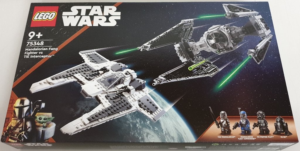 LEGO 75348 Chasseur mandalorien vs. TIE Interceptor - NEUF, Neuf, Lego, Ensemble complet, Pièces supplémentaires incluses
