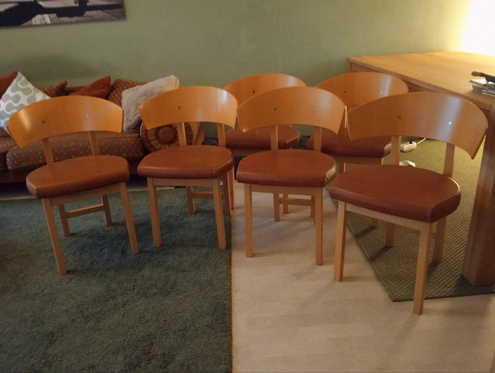 NIELS GAMMELGAARD. 6 chaises, « Série Nordisk 1900 », IKEA,, Autres couleurs, Enlèvement, Cinq, Six Chaises ou plus, Bois