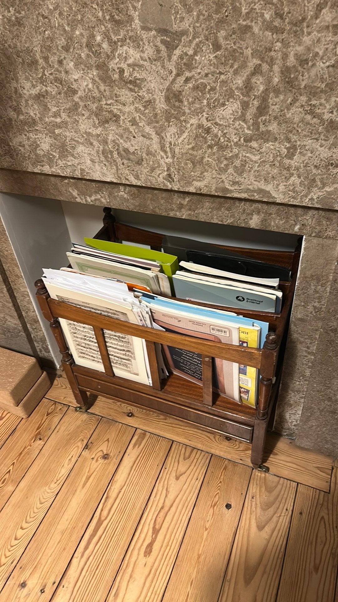 livres de musique de rangement en bois, Maison & Meubles, Armoires | Secrétaires, Enlèvement, Utilisé