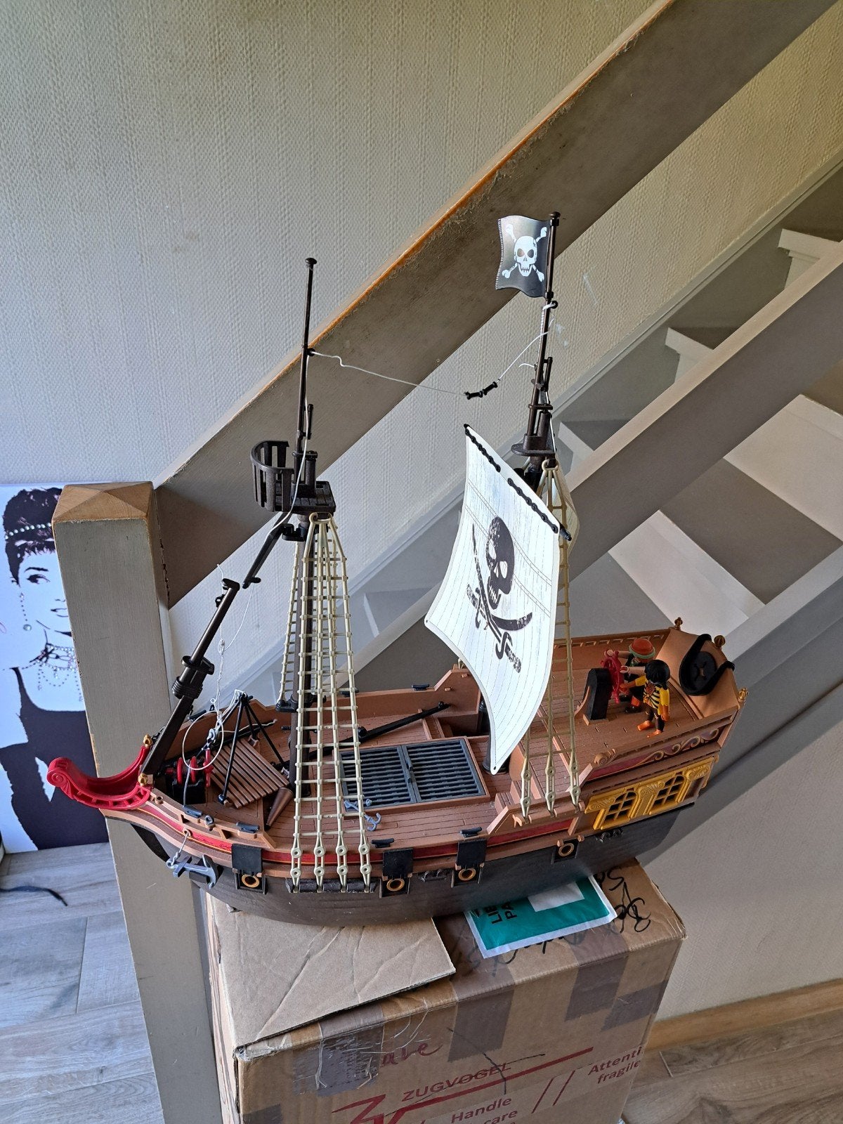 Piratenschip Playmobiel, Hobby en Vrije tijd, Modelbouw | Boten en Schepen, Ophalen