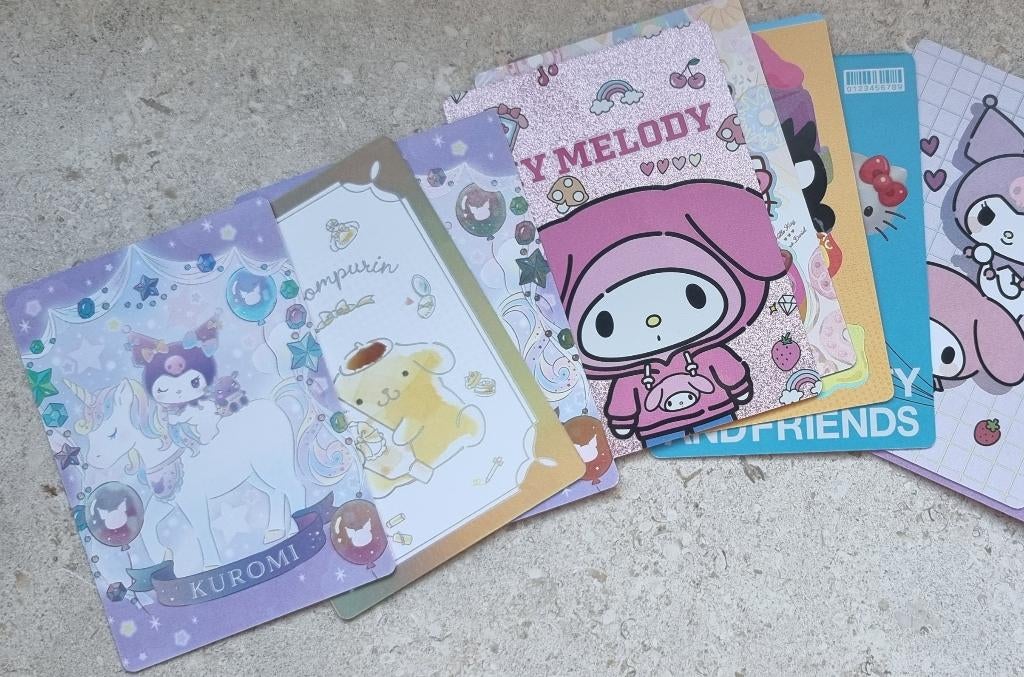 Hello kitty and friends : fun together Kaarten, Hobby en Vrije tijd, Ophalen of Verzenden, Zo goed als nieuw, Meerdere kaarten