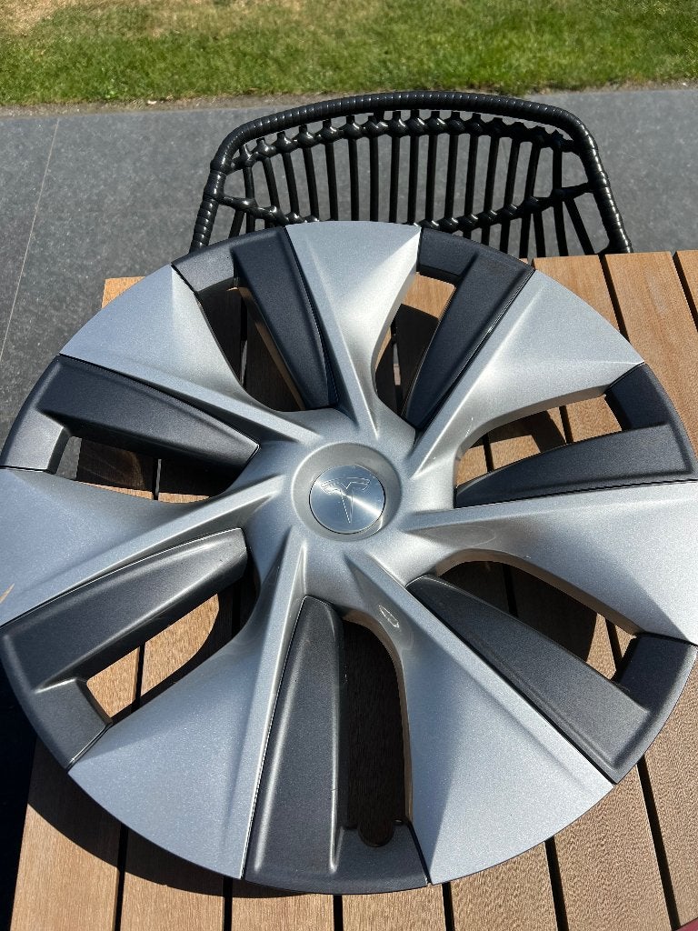 4 Tesla wieldoppen 19 inch te koop!, Ophalen, Zo goed als nieuw
