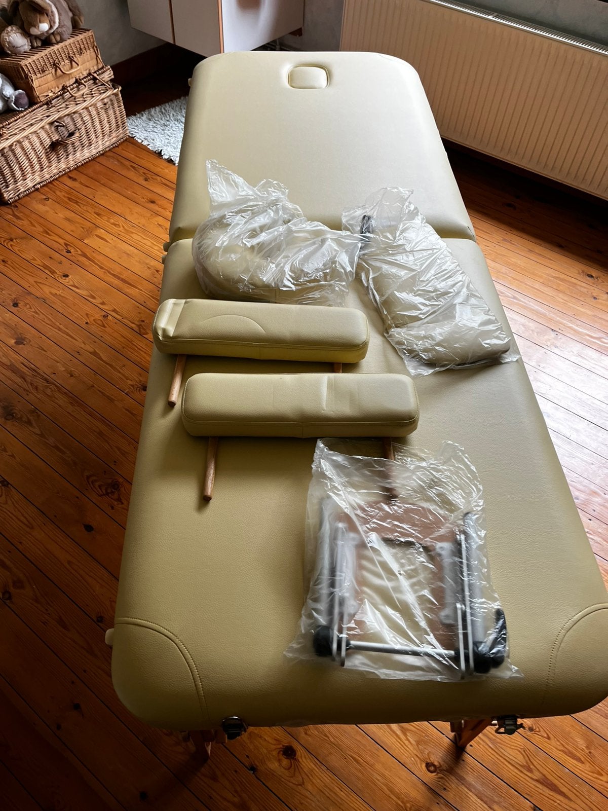 opvouwbare massagetafel, Sport en Fitness, Massageproducten, Ophalen, Zo goed als nieuw, Massagetafel