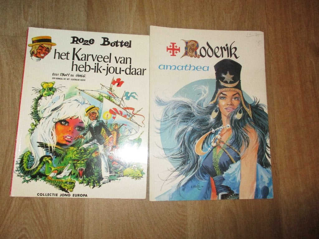anciennes bandes dessinées Pink Bottel et Roderick Amanthea, Livres, Enlèvement ou Envoi, Comme neuf
