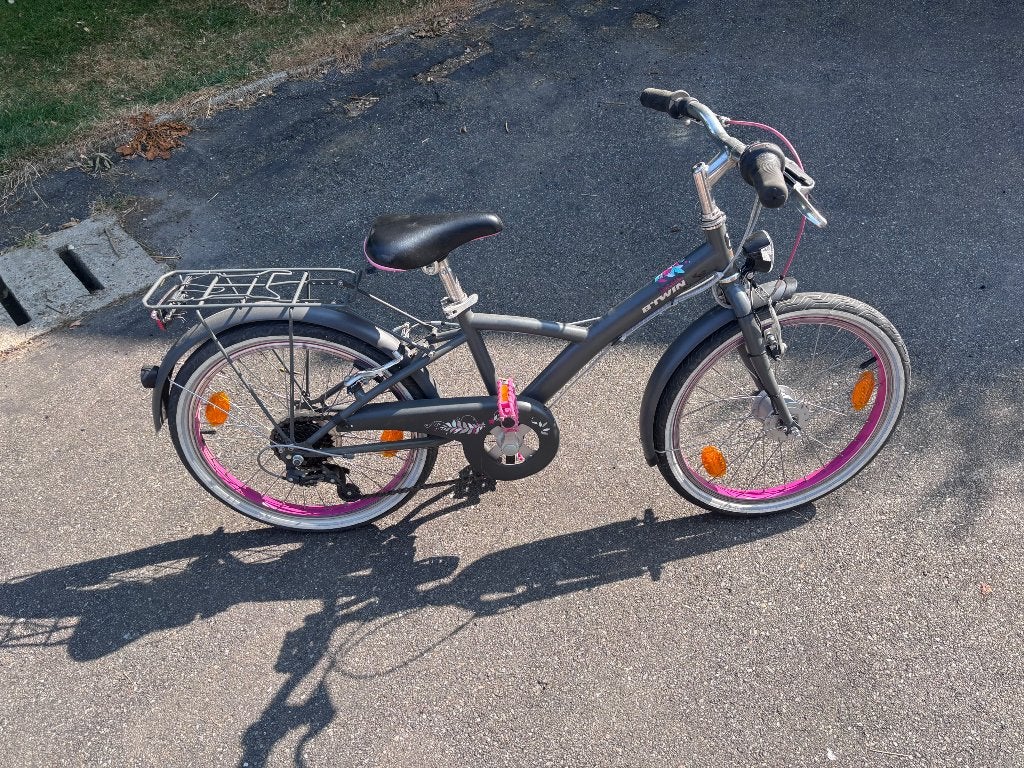 Vélo fille 20 pouce 5-8 ans, Vélos & Vélomoteurs, Frein sur jante, B-Twin, Utilisé, 20 pouces