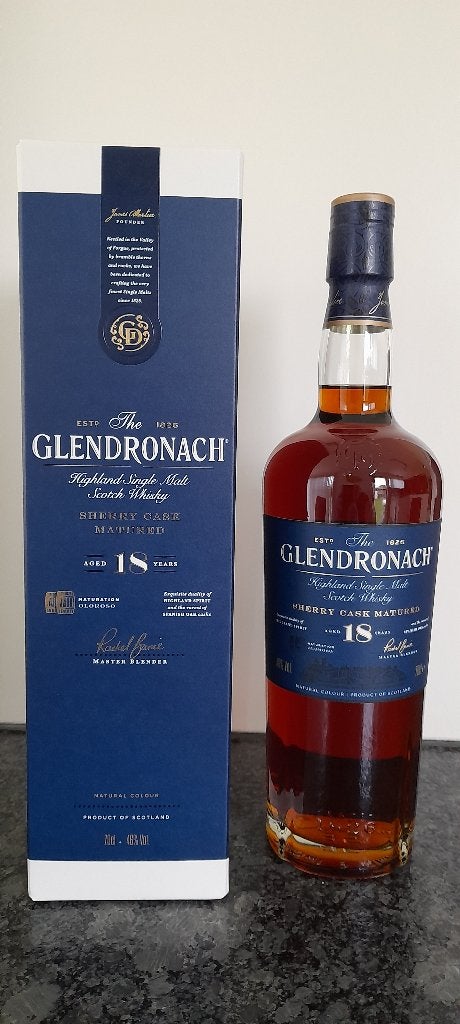 Glendronach whisky Sherry Matured 18y, Collections, Vins, Enlèvement ou Envoi, Neuf, Pleine