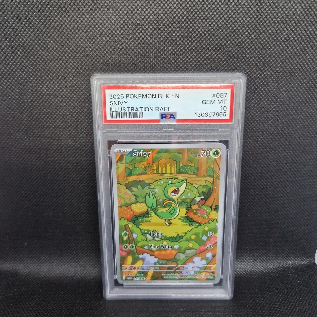 Illustration originale rare BLK ET PSA 10, Enlèvement ou Envoi