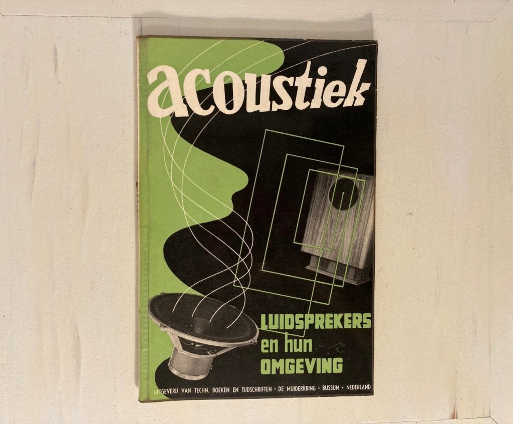 Acoustiek Luidsprekers en hun omgeving - De Muiderkring 1954, Livres, Technique, Enlèvement ou Envoi, Électrotechnique, Utilisé