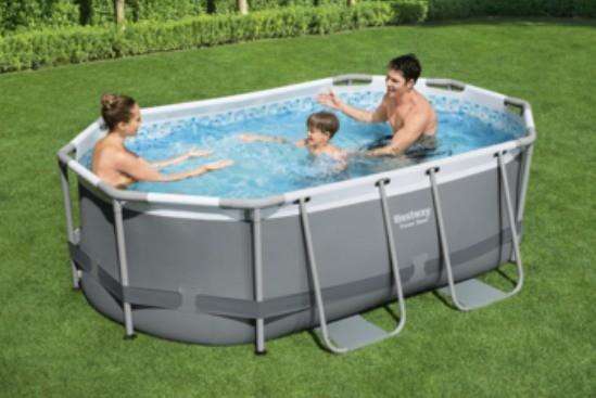 Zwembad Bestway Power Steel, Tuin en Terras, Zwembaden, Ophalen, 200 tot 300 cm, 80 tot 120 cm, Zo goed als nieuw