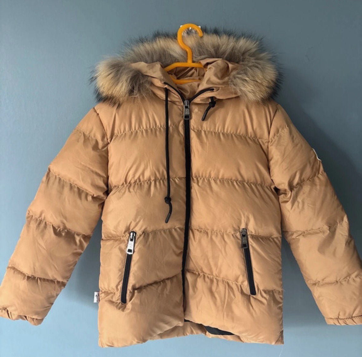 Jas moncler meisje 8-9 jaar, Enlèvement ou Envoi, Comme neuf, Fille, Manteau