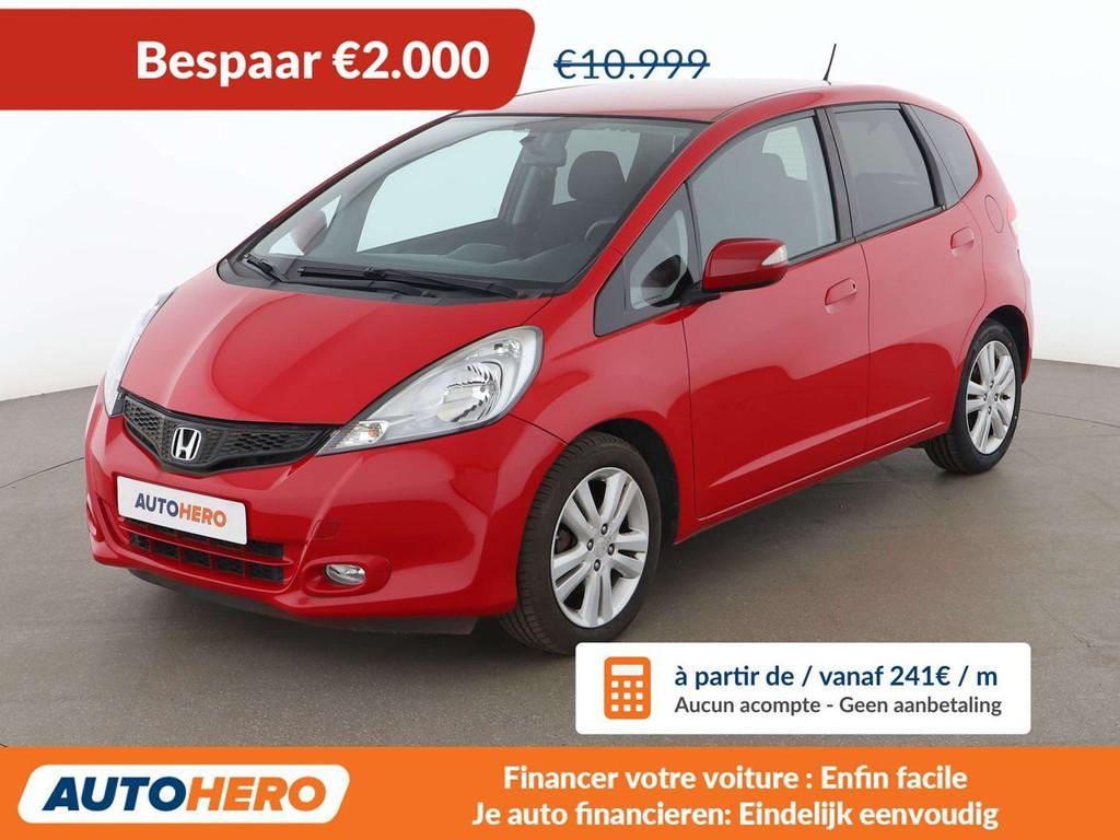 Honda Jazz 1.4 Comfort Plus (année de construction 2015), Autos, Honda, Rouge, Euro 5, Achat, 129 g/km