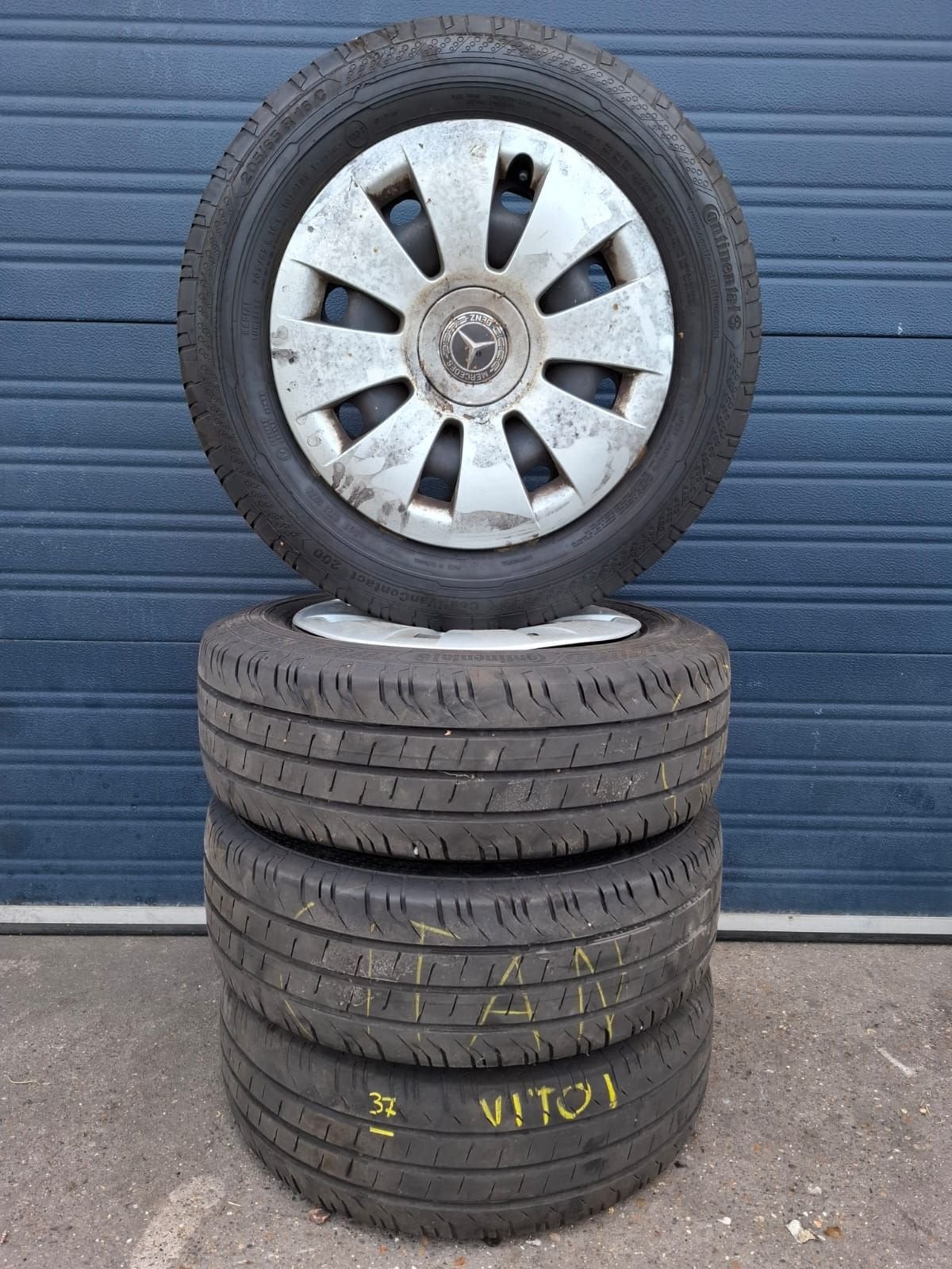 Mercedes-Benz Vito Viano Zomer Banden Set 205-65-16 5x112, -, Banden en Velgen, -, Zomerbanden