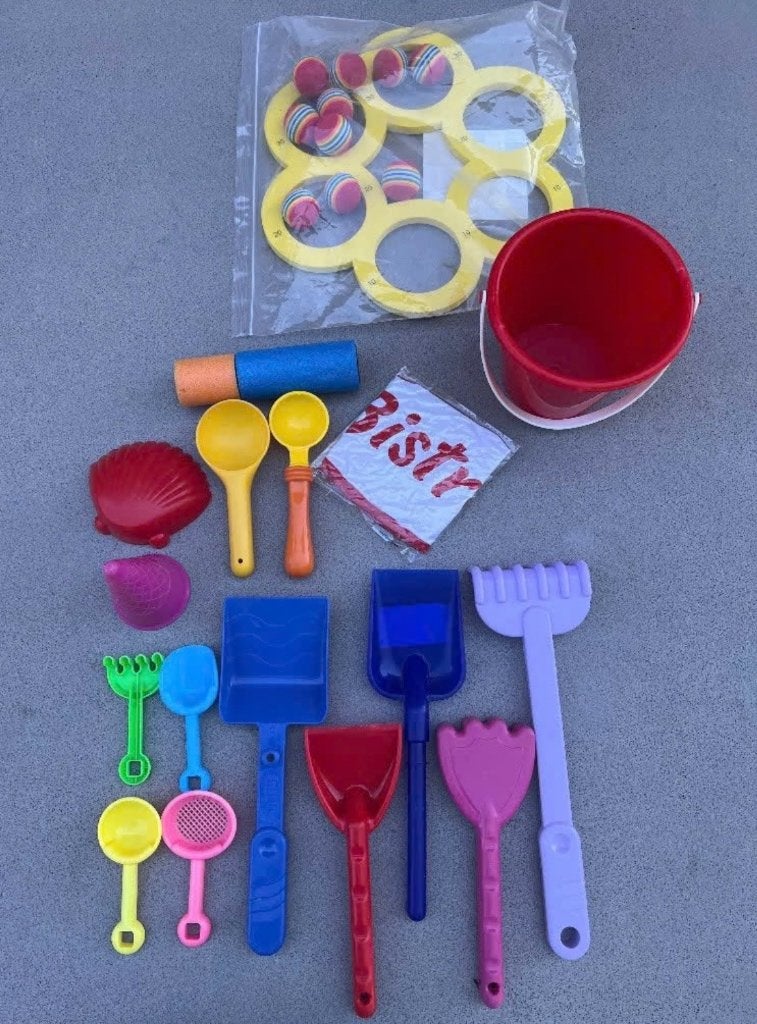 Zand en waterspeelgoed, Enlèvement, Utilisé