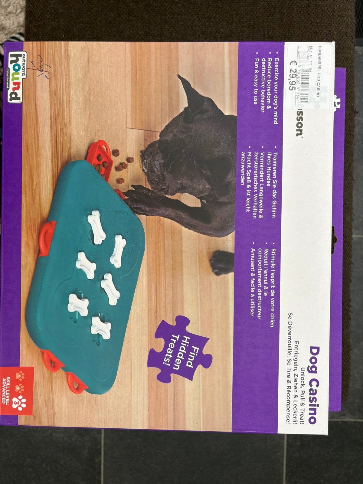 Honden puzzel/ spel, Enlèvement, Comme neuf