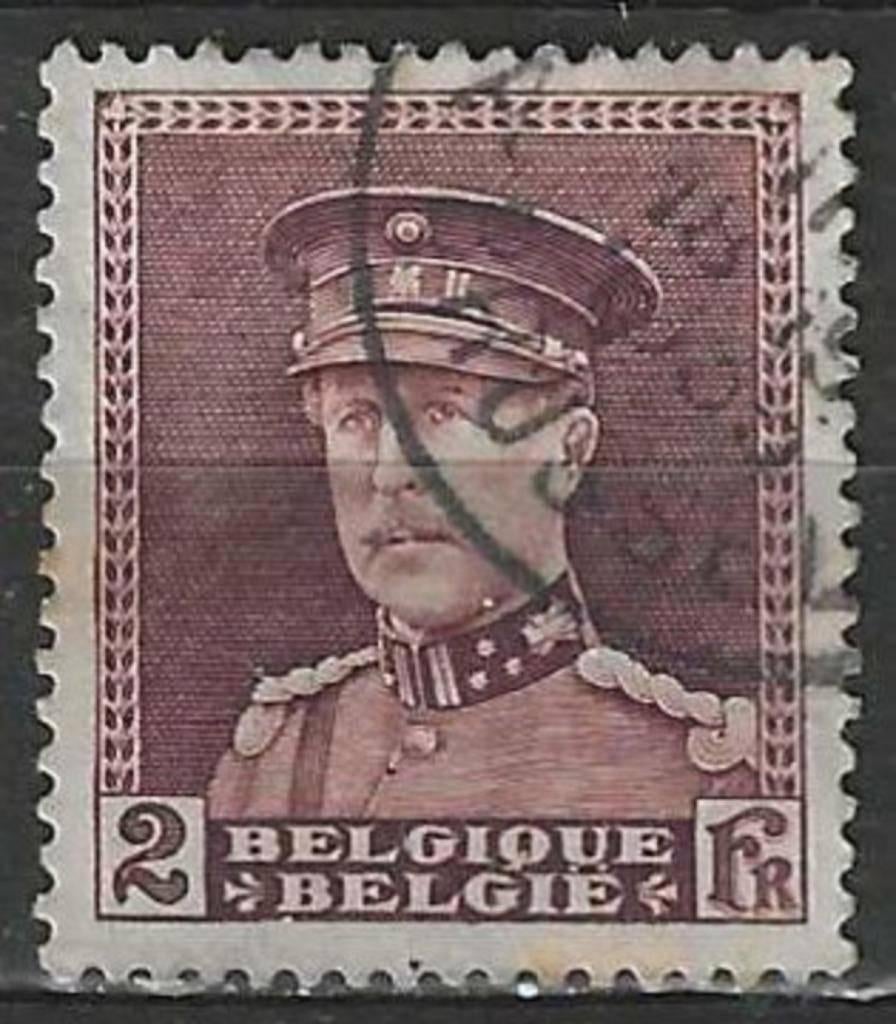 Belgie 1931 - Yvert/OBP 322A - Albert I met kepi 2.50 F (ST), Verzenden, Gestempeld, Gestempeld, Koninklijk huis