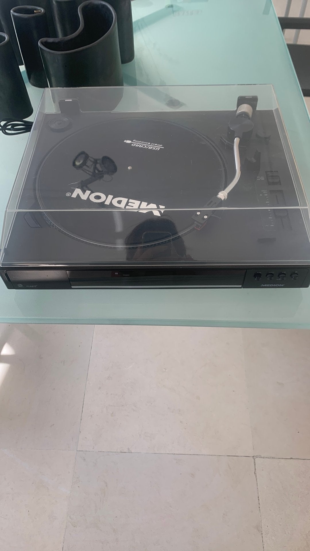 Platenspeler Medion, Zo goed als nieuw, USB-aansluiting, Platenspeler, Ophalen