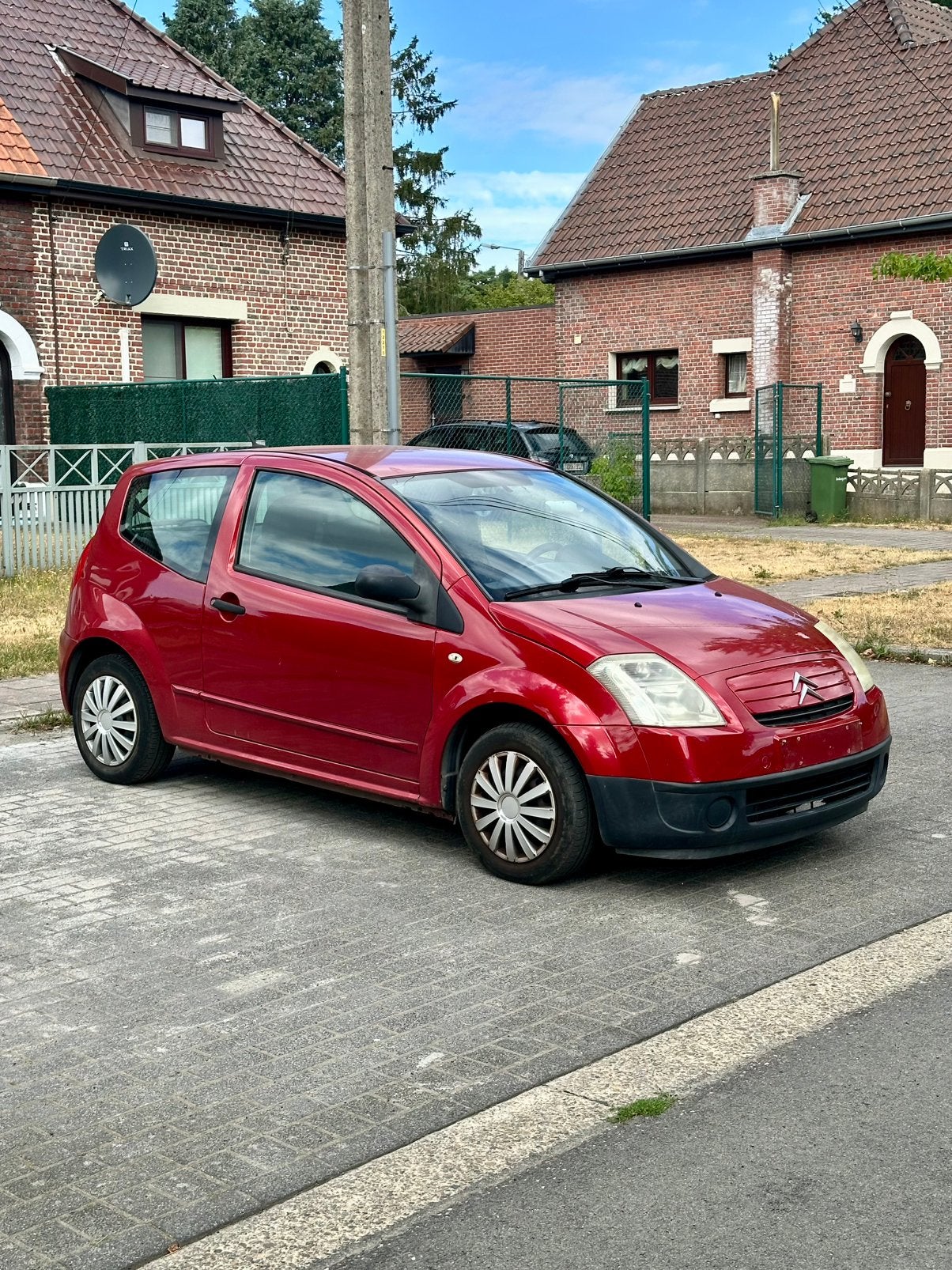 Citroen C2 - 1.1 - bwj 2006 - gekeurd voor verkoop✅, Autos, Citroën, Rouge, Achat, Noir, Particulier