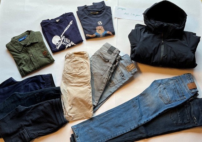 pakket kinderkledij jongen - maat 140, Kinderen en Baby's, Ophalen, Gebruikt, Jongen, Overige typen