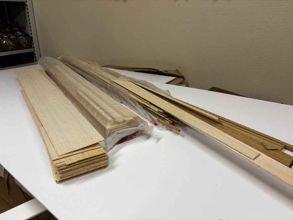 Matériau du modèle Balsa, Gebouwen, Matériel de bricolage, Beige, Comme neuf