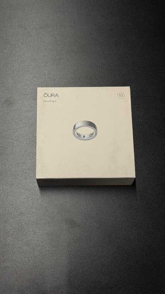 Oura ring Gen 4 silver (size 10) ONGEOPEND, Neuf, Étanche, Oura, Enlèvement ou Envoi