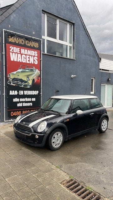 Mini Cooper One 1.6 Benzine Euro4 Mag In LEZ, Auto's, Mini, Zwart, Bedrijf, Berline, Radio