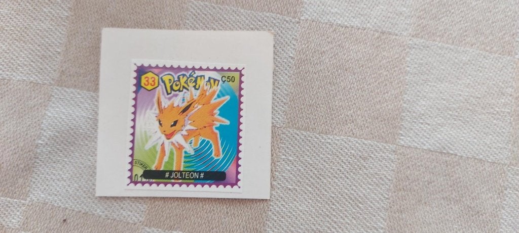 pokemon postzegel zeldzaam gelimiteerd, Ophalen of Verzenden, Nieuw, Overige typen