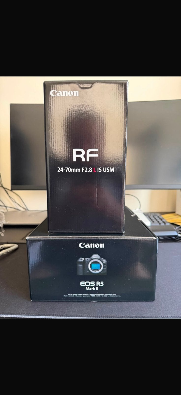 Canon r5 ii met 24-70mm rf lens, Ophalen, Zo goed als nieuw